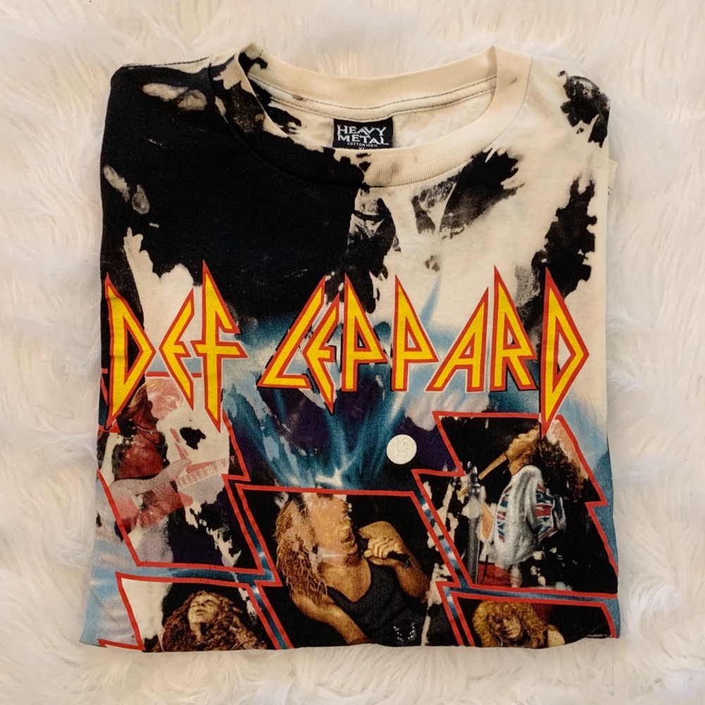Vintage Def Leopard tour tee